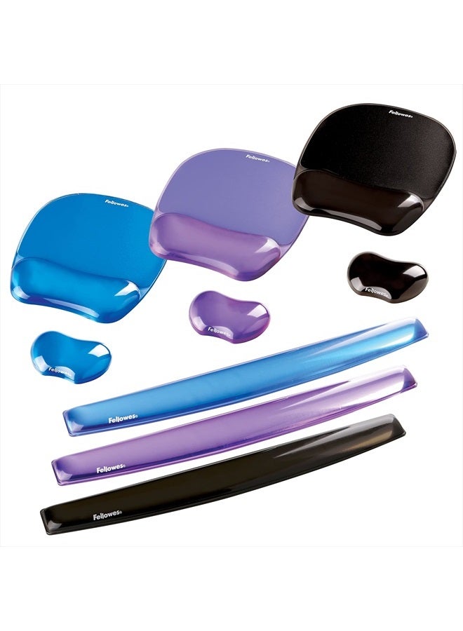 Fellowes Gel Crystals Wrist Rest, Purple (91437) - Image 5