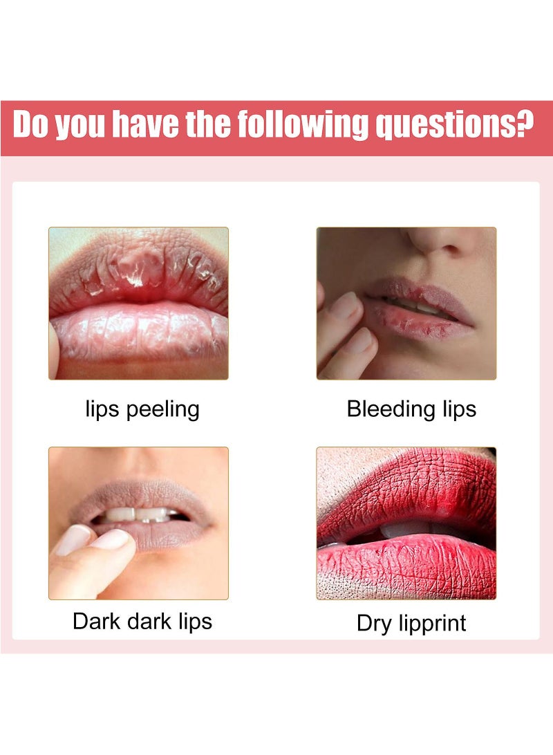 EELHOE Lip Lightening For Dark Lips Healthy Organic Lip Lightening Cream Balm For Soft Pink Lips 30g Lip Balm For Brightening Dark Lips - Image 3