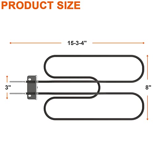 DELSbbq Grill Heating Element for Weber Q140 Q1400 Series Grills, Replacement Part for Weber 80342 80343 65620 Electric Heating Element - Image 2