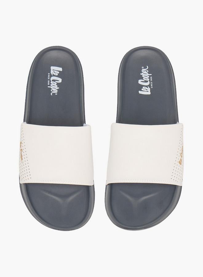 Lee Cooper Men Logo Print Slides - Image 1