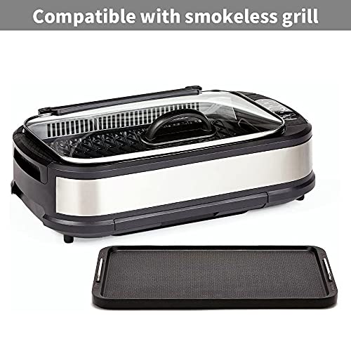 CukAid Flat Top Griddle for Stovetop, Non-Stick Griddle Grill Pan, Stove Top Grill,14.96" x 8.66", Works with Power XL,Chefman, Carl Schmidt Sohn, Cusimax, Techwood Smokeless Grill,Aluminum,Dishwasher Safe - Image 4