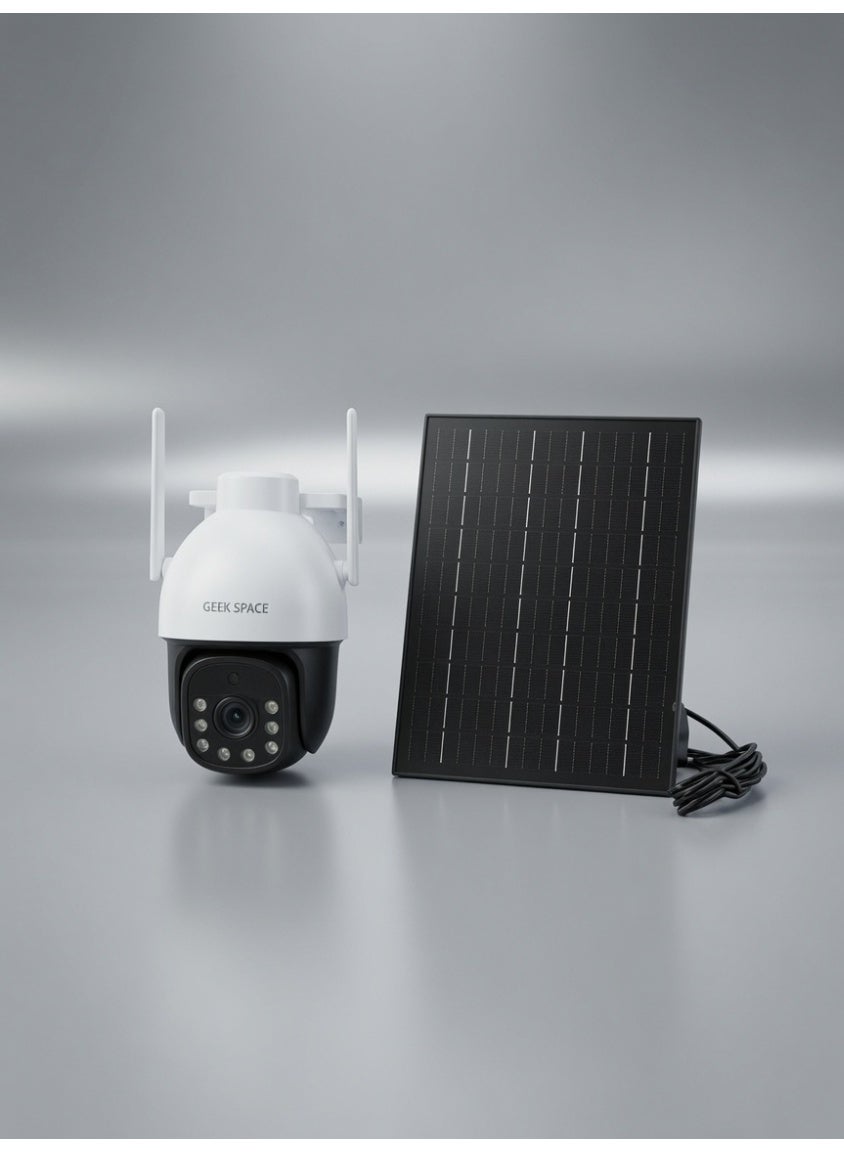 جيك سبيس GEEK SPACE Hd Outdoor Solar Security Camera
