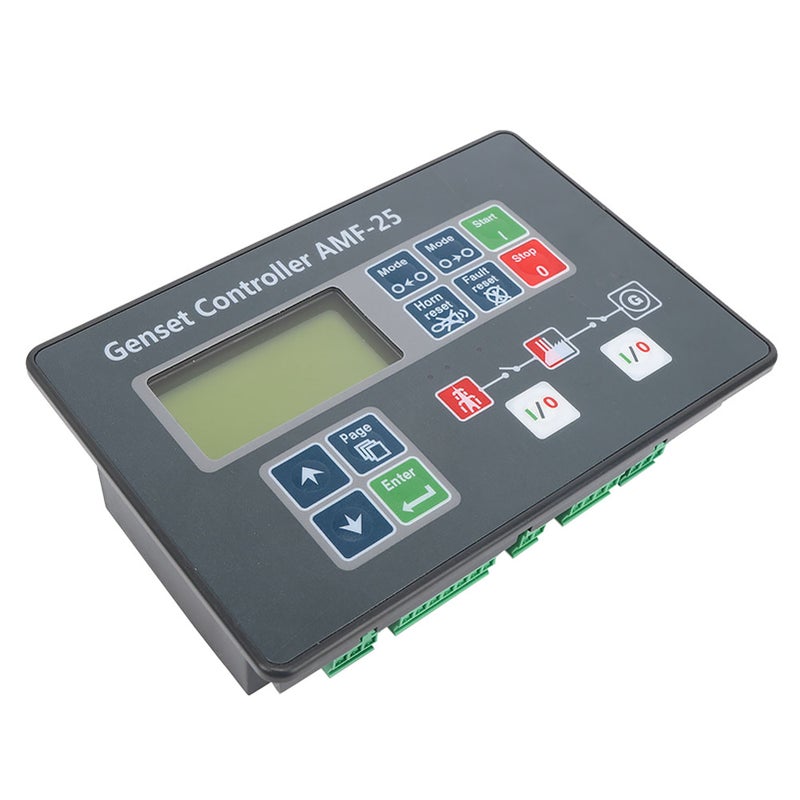 AMF-25 Genset Controller Self-Start Control Screen for Diesel Generator DC 8-35V - Image 1