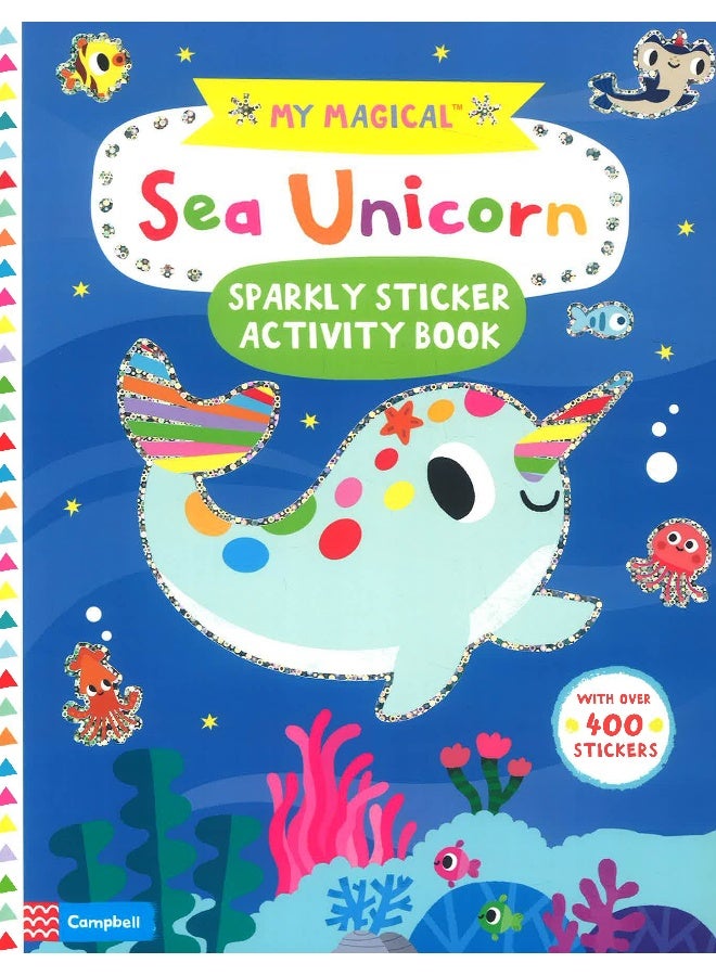 كتاب نشاط ملصقات وحيد القرن السحري في البحر من كامبل - Image 1