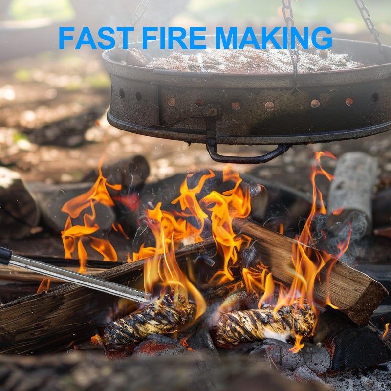LantingMing 150 PCS Fire Starter for Fireplace, Waterproof - Natural Fire Starters, for BBQ, Pizza Oven, Fire-Pit, Campfires, Camping Charcoal Starter, Quick Light Wood Charcoal Firestarter - Image 2