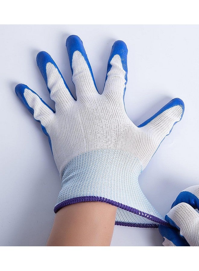 wolpin wolpin Heavy Duty Gloves (Pack of 2 Pairs) Reusable Hand Gloves For Gardening, Kitchen Cleaning, Intensive Work, Dishwashing Rubber Latex Non-Slip Waterproof - Image 2