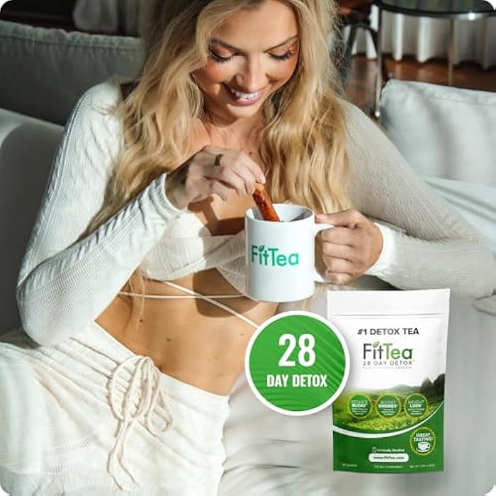Fittea The ORIGINAL Fit Tea 28 Day Detox Tea - Detox Cleanse Tea for Women and Men - Clinically Tested Slim Tea Detox Drink - Image 4
