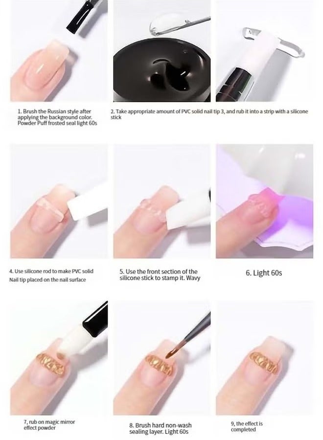 Bukela Solid Nail Glue Gel for Press On Nails, Acrylic Nails 3D PVC Candy Soft Polish, for Nail Strengthening DIY Nail Art Home Salon Use - Image 4