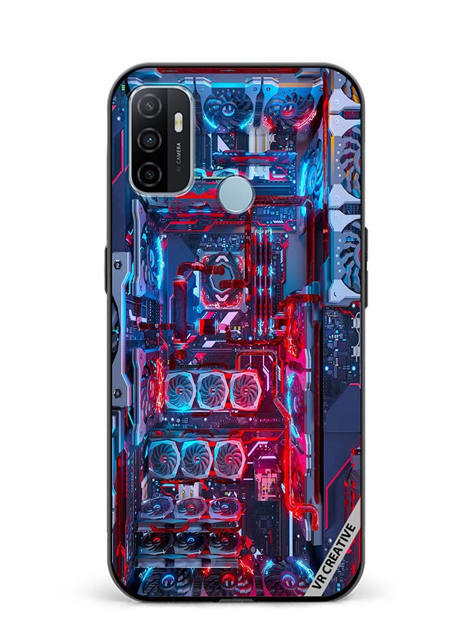 VR CREATIVE Protective Case Cover For Oppo A53 Cpu Board Design Multicolour - Image 1