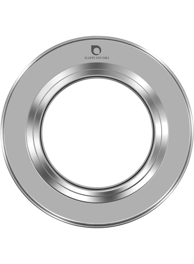 HAPPi STUDIO Steamer Ring Stainless Steel Adapter for 8 to 11inch Bamboo Steamer Baskets (Stainless Steel Ring Only) - Image 1