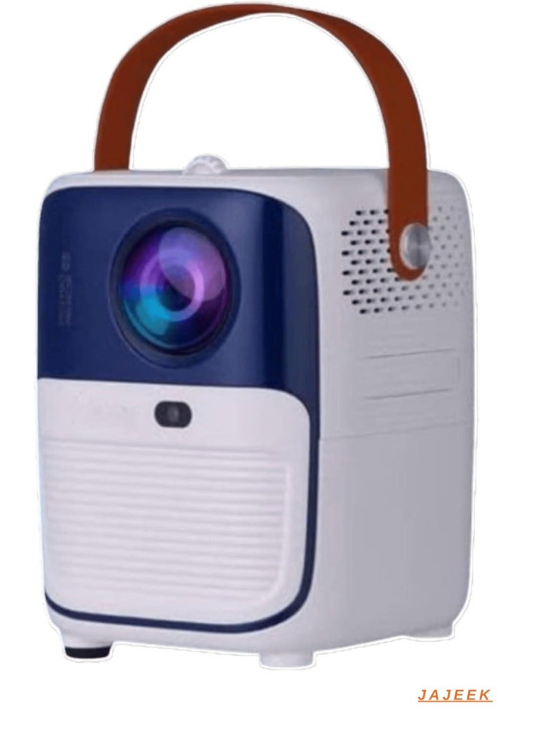 JAJEEK Q2 Android HDMI Video Projector – 5G WiFi, Bluetooth, Full HD Resolution, 5M Projection Distance, Portable Outdoor Movie Projector for Home Cinema, Parties, and More  - Image 1