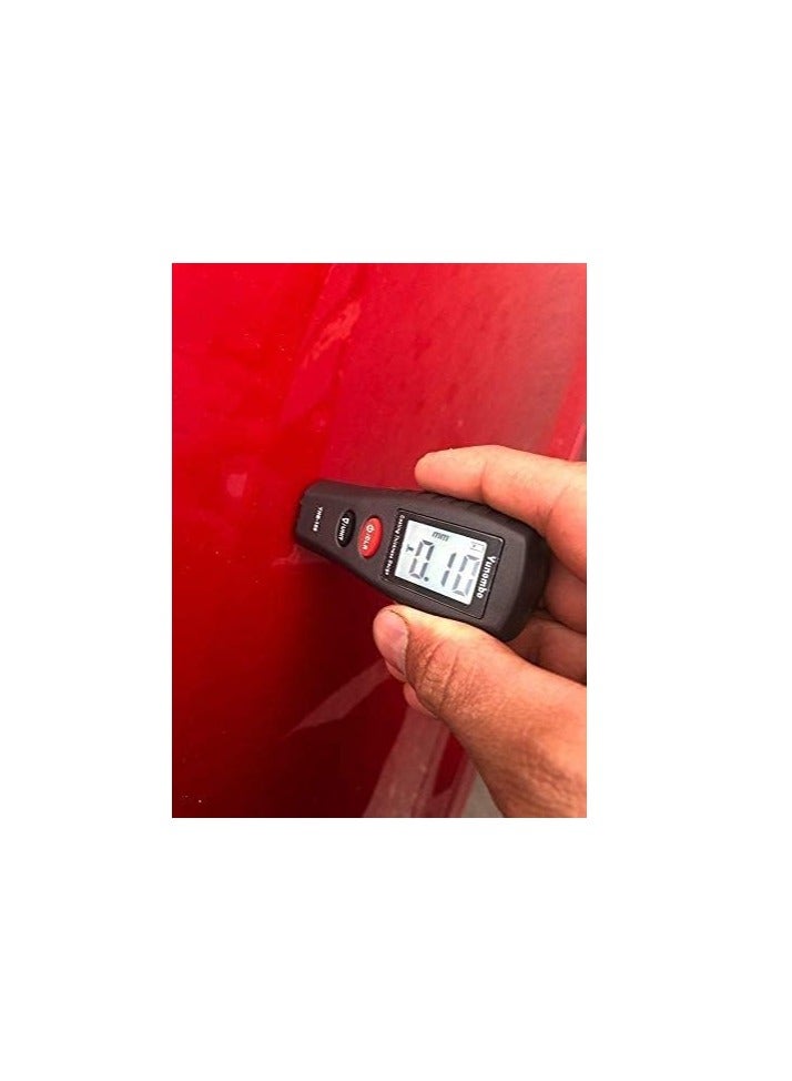 Yunombo YNB-100 Digital Coating Thickness Gauge – Car Paint Tester with LCD Backlight, Dual Buttons, and Carrying Pouch - Image 4