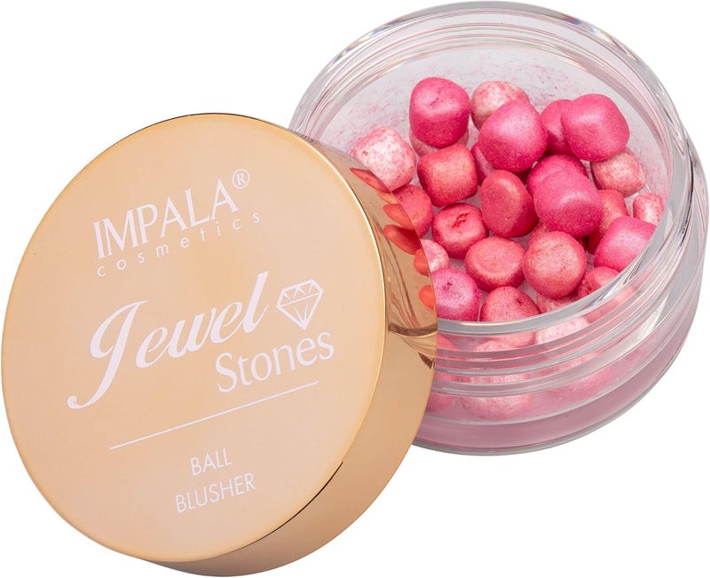 Impala Bronzing Pearls Face Makeup Pearls Face Bronzer Makeup Bronzer Face Pearls Face Highlighter and Bronzer Blusher in Pearls Colour 2 Pink