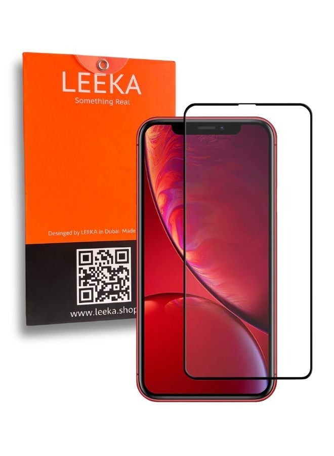 ليكا واقي شاشة من الزجاج المقوى لآيفون XR - شفاف عالي الوضوح، خالي من الفقاعات، مقاوم للخدوش وبصمات الأصابع مع مجموعة تركيب سهلة - Image 1