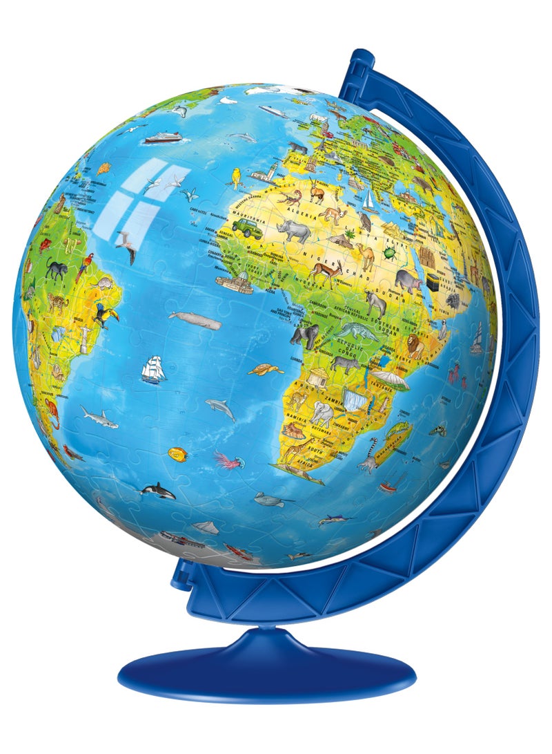 Ravensburger Children'S World Globe 180 Piece 3D Jigsaw Puzzle For Kids And Adults - Easy Click Technology Means Pieces Fit Together Perfectly - Image 2