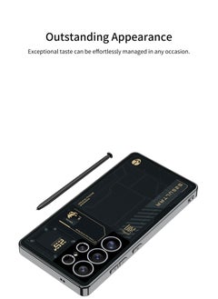 GKK Luxury Painted Mechanical Matte Case For Samsung Galaxy S25 Ultra (2025)Hard PC with Soft Edge Cover Sports Design, Anti-Drop, All-Round Protection Phone Cover Support MagSafe Wireless Charging with Pen Slot Design - Pen Not Included  - Image 5