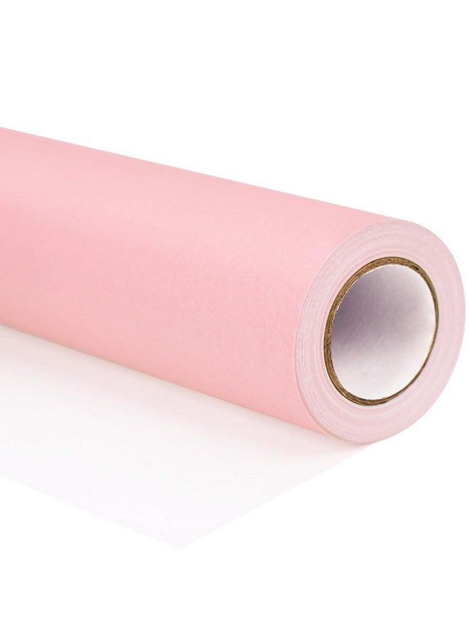 شيندل لفة ورق تغليف شيندل الوردي، بطول 32.8 قدم. ورق كرافت لتغليف الهدايا، وتغليف الطرود، وفنون الجدران، والحرف اليدوية، ولوحات الإعلانات، وأعياد الميلاد، وحفلات الزفاف. - Image 1