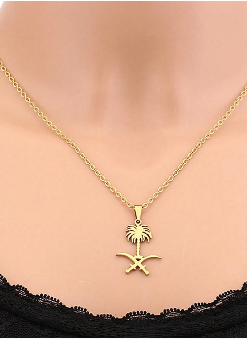971MEDIA Saudi Arabia Logo Necklace  - Image 2