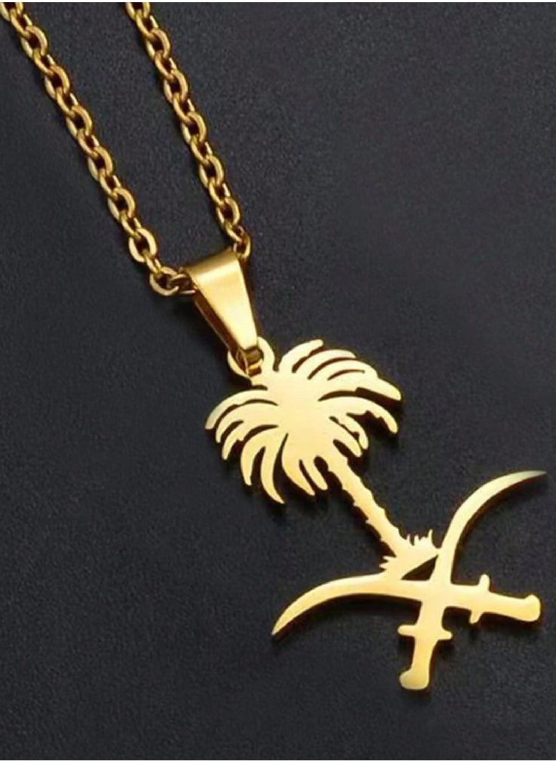 971MEDIA Saudi Arabia Logo Necklace  - Image 4