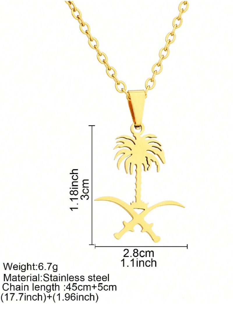 971MEDIA Saudi Arabia Logo Necklace  - Image 5