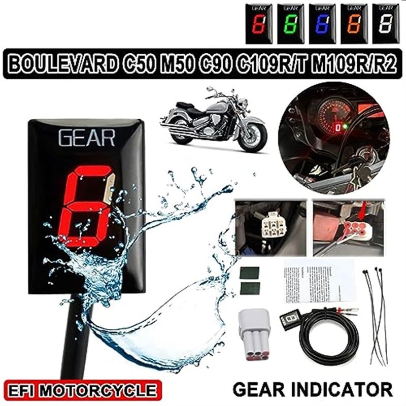 Wivplex 1-6 Speed Gear Display Indicator Meter - Image 2