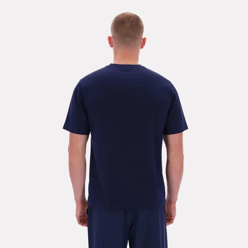 ريبوك Reebok Ethan Short Sleeve Crewneck Men's Tee - Blue