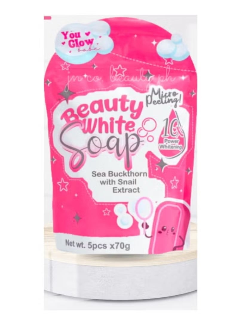 جلو سابون  الإشراقي — تبييض، إصلاح وإنعاش، كل ذلك في منتج واحد. (الوزن الصافي: ٥ قطع × ٧٠ غ) - Image 1