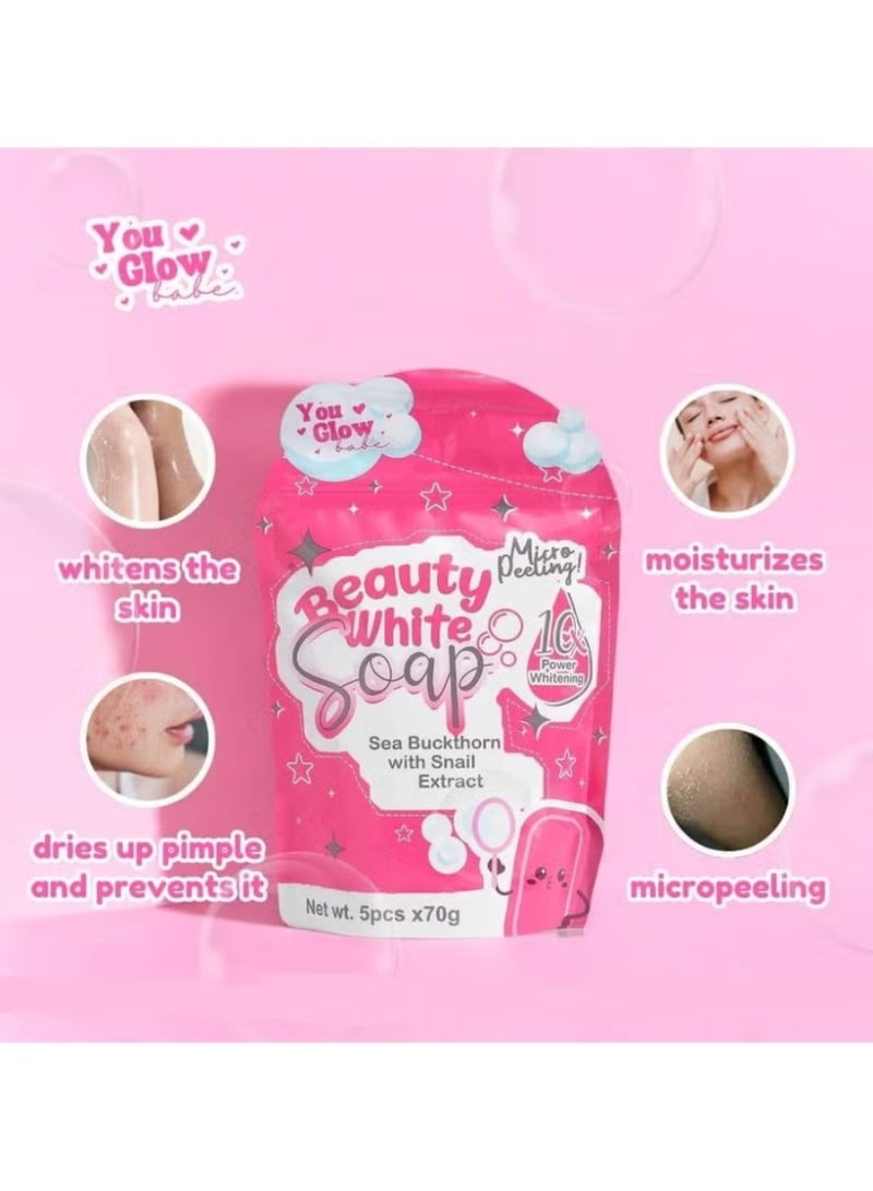 جلو سابون  الإشراقي — تبييض، إصلاح وإنعاش، كل ذلك في منتج واحد. (الوزن الصافي: ٥ قطع × ٧٠ غ) - Image 4