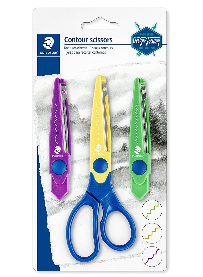 STAEDTLER Design Journey Craft Scissor With Interchangeable Blades Multicolour - Image 1