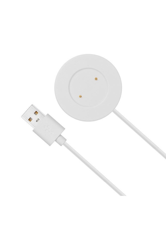 قاعدة شحن مزودة مع كابل بقابس USB لساعة هواوي GT أبيض