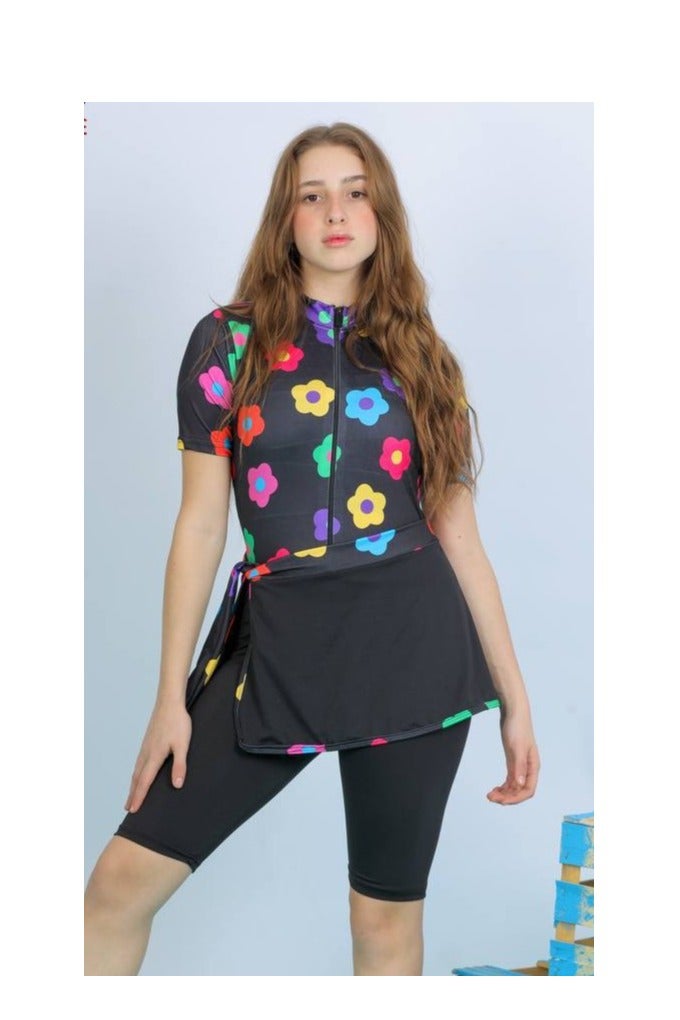 مايوه بناتي خامه واتر بروف سن محير 14سنة - Image 2