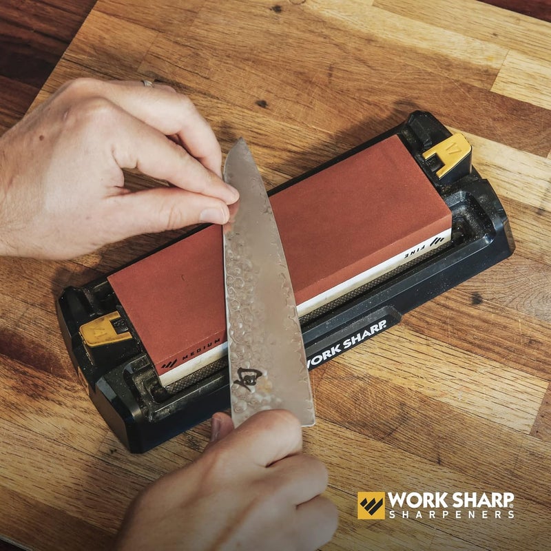 Work Sharp Benchtop Whetstone Knife Sharpener - For Knives & Edged Tools - Kitchen, Pocket, & Fillet Knives - Image 2