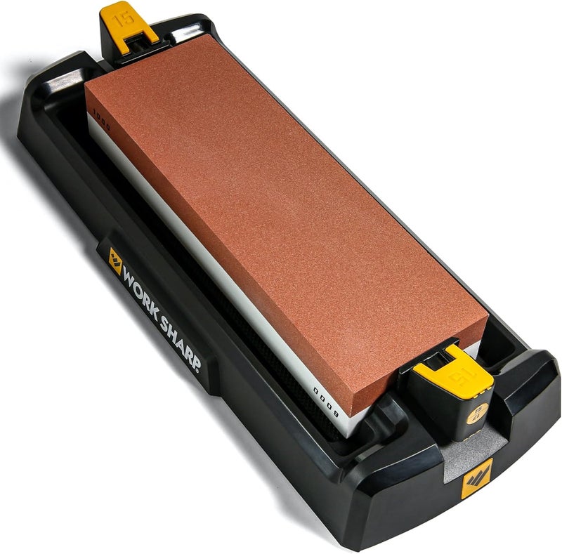 Work Sharp Benchtop Whetstone Knife Sharpener - For Knives & Edged Tools - Kitchen, Pocket, & Fillet Knives - Image 1
