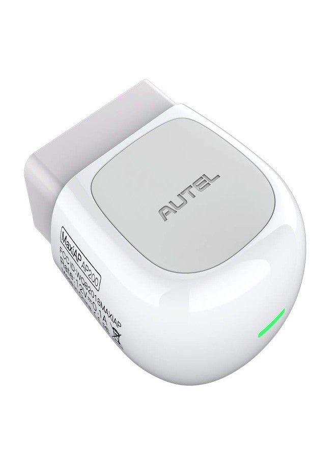 Autel AP200 Bluetooth OBD2 Scanner, Code Reader with Full Systems Diagnoses and 25 Service Functions, Vehicle Scan Tool for iPhone & Android Devices, Mini Size Version of MK808 Diagnostic - Image 1