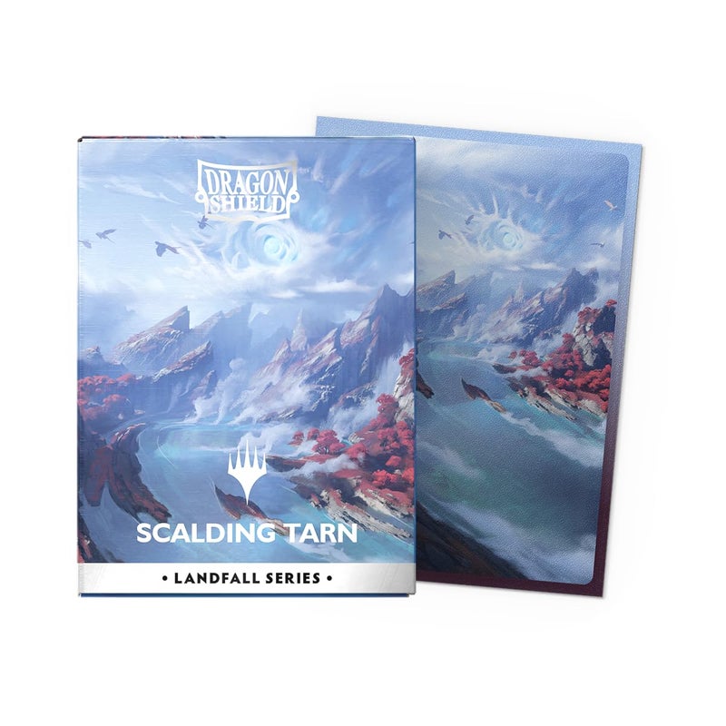 Dragon Shield | Matte Dual Art Sleeves | 100 CT - Smooth & Tough Premium TCG Sleeves | Compatible with Magic: The Gathering | Landfall Series â€“ Scalding Tarn - Image 2