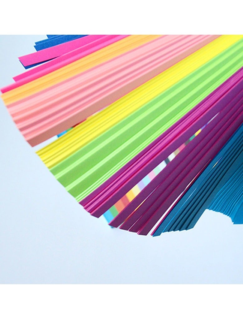 2700 Sheets Origami Stars Paper Strips Double Sided Lucky Colorful Star Decoration Folding Strips for Gifts DIY Arts Crafting Supplies, School Teaching, 27 Colors - Image 5