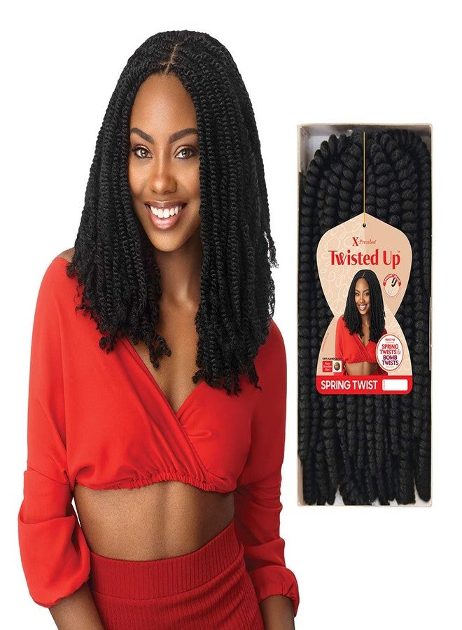 x-pression MULTI PACK DEALS! Outre Hair Crochet Braids X-Pression Twisted Up Springy Spring Twist 8" (1-PACK, 425) - Image 1