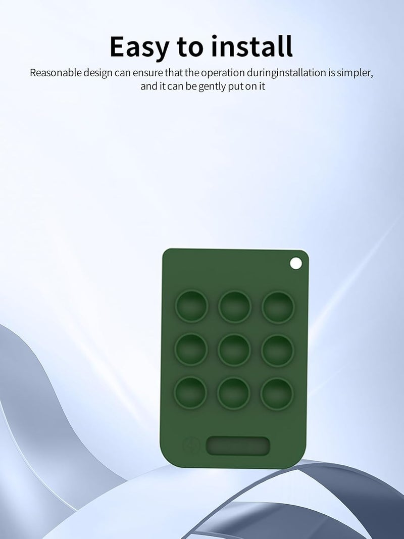 WUNIAK Case for Plaud Note Pro AI Voice Recorder 2026 New, Soft Silicone Protective Portable Cover Scratch & Shock Resistant with Carabiner, Charging-Friendly Design, Green - Image 4