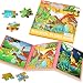 NASHRIO Magnetic Puzzles for Kids Ages 46 20Piece Travel Toys Dinosaur Toddler Puzzles Ages 24 Educational Learning Magnets Ideal Road Trip Activities Toys for 2 3 4 5 6 Boys and Girls - Image 2
