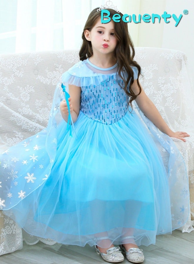 Beauenty Snow Queen Costume Dress With Accessory Set - Image 2