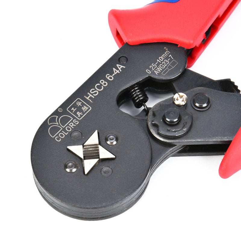 HSC8 64A SelfAdjusting Ratchet Crimper Ratchet Crimping Pliers 0.25~10mm AWG237 - Image 4