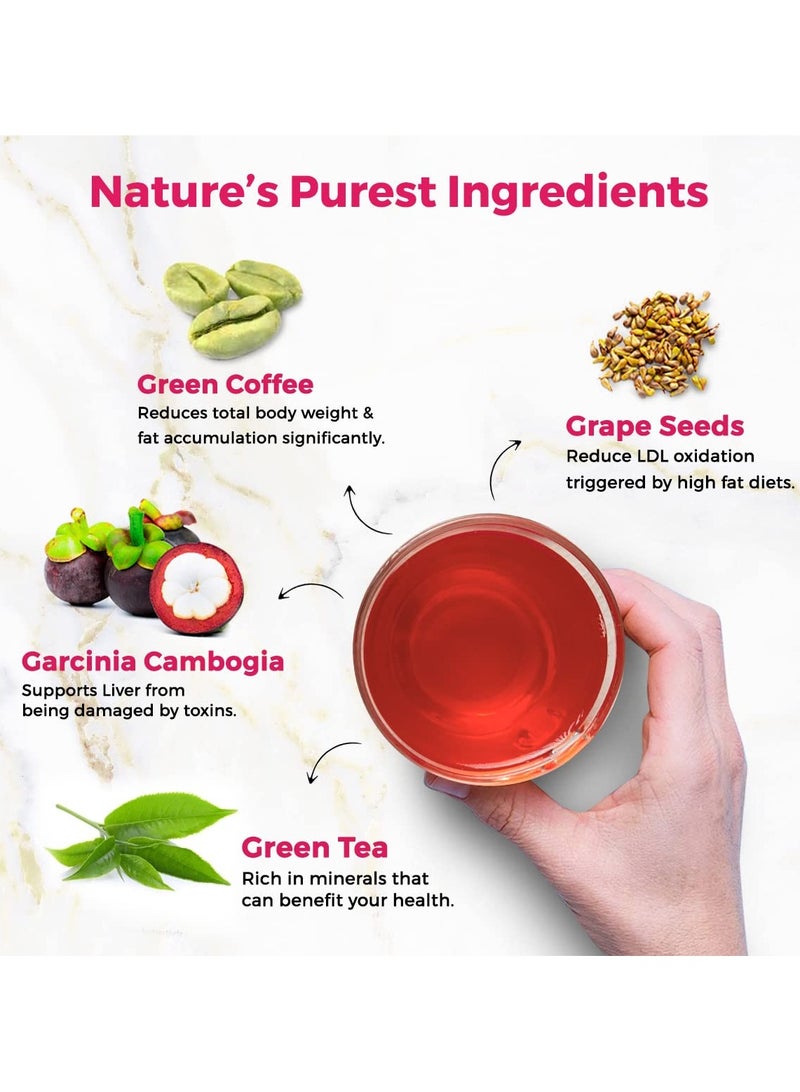 AURIC Weight Loss Get Slim Effervescent Weight Management Fat Burner Tablet - Drop Fizz & Drink Tablets 20 - Image 3