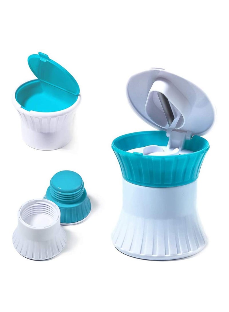GNAFOTU Plastic Pill Cutter,3 in 1 Multifunction Splitter Storage Box, for Small Pills Travel Pill  - Image 5
