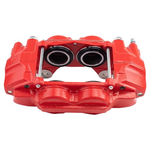 TRQ Front Right Brake Caliper Performance Red Passenger Side Compatible with 2010-2022 Lexus GX460 2010-2015 Toyota 4Runner - Image 3