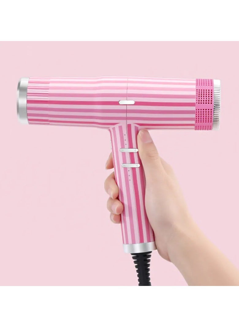 ENZO Professional - ENZO EN-1801 Salon 130000 RPM AC Motor Vacuum Diffuser Nozzle Blow Dryer Negative Ion Revair Fast Drying High Speed Hair Dryer - Image 1