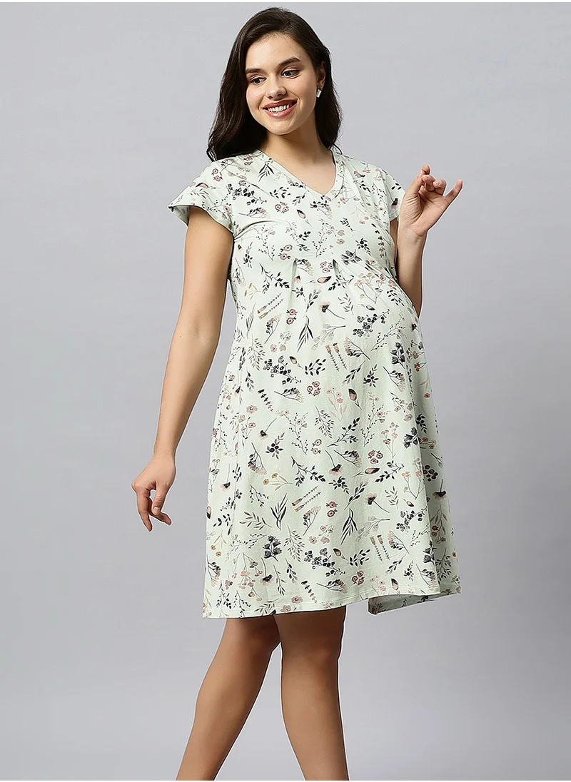 TUMMY Organic cotton maternity casual dress