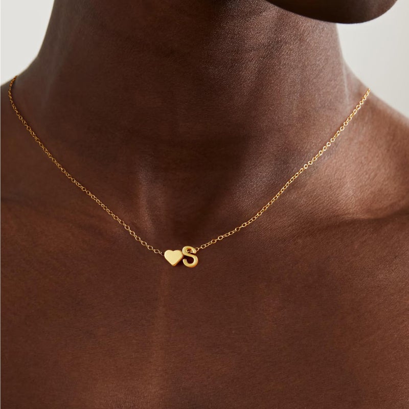 Fohufo Initial Necklaces for Women Girls - 14K Gold Plated Dainty Tiny Initial Letter Necklaces, Graduation Gifts, Teen Girl Gifts, Birthday Gifts for Women Mom Jewelry Custom Name Necklace , Valentine's day Gifts, Letter K - Image 3