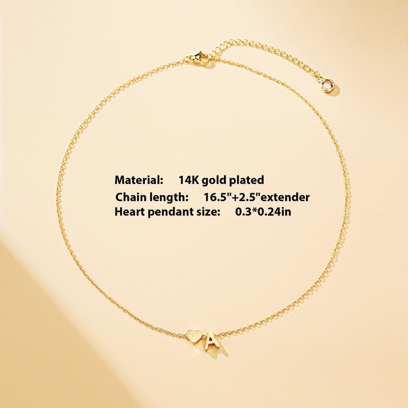 Fohufo Initial Necklaces for Women Girls - 14K Gold Plated Dainty Tiny Initial Letter Necklaces, Graduation Gifts, Teen Girl Gifts, Birthday Gifts for Women Mom Jewelry Custom Name Necklace , Valentine's day Gifts, Letter K - Image 5