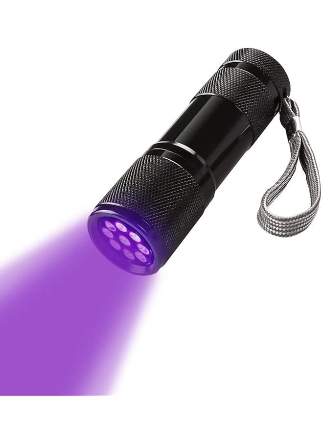 PROMASS promass UV Torchlight, 9 LED Light Ultraviolet, Detector for Pet Urine, Stain, Bed Bugs ( 395mm)  - Image 1