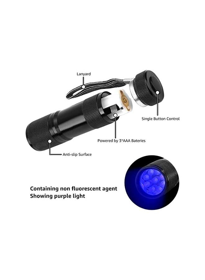 PROMASS promass UV Torchlight, 9 LED Light Ultraviolet, Detector for Pet Urine, Stain, Bed Bugs ( 395mm)  - Image 4